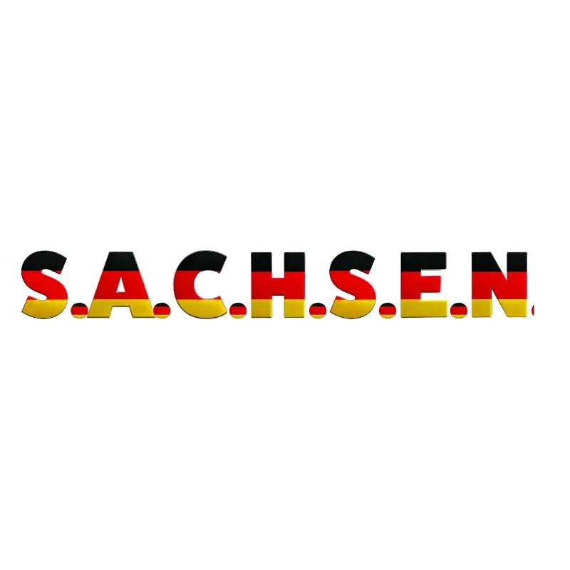 Saxony Germany Dresden Leipzig Flag German