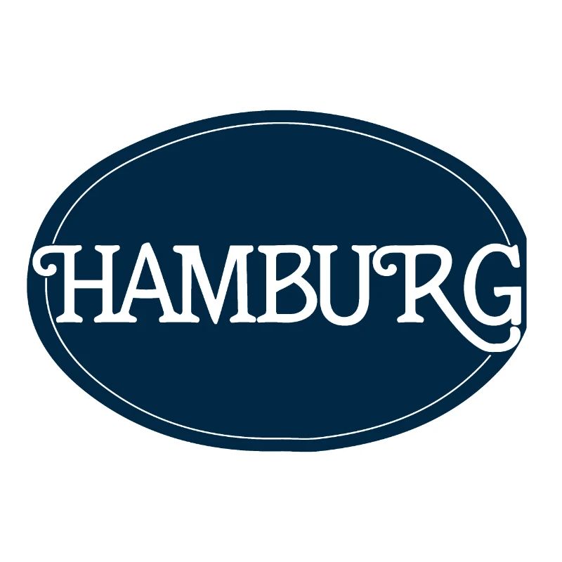 Hamburg Round Logo Typography
