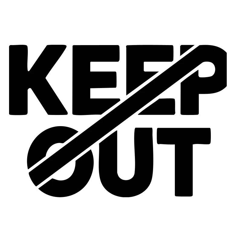 Panneau d’avertissement d’interdiction d’entrée