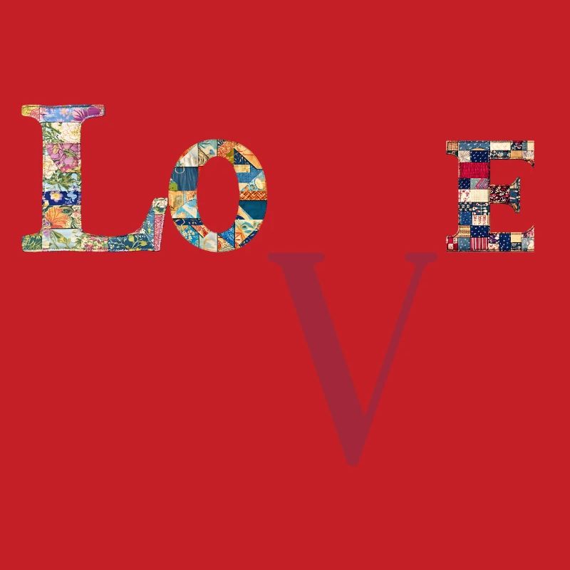 J’adore la typographie patchwork