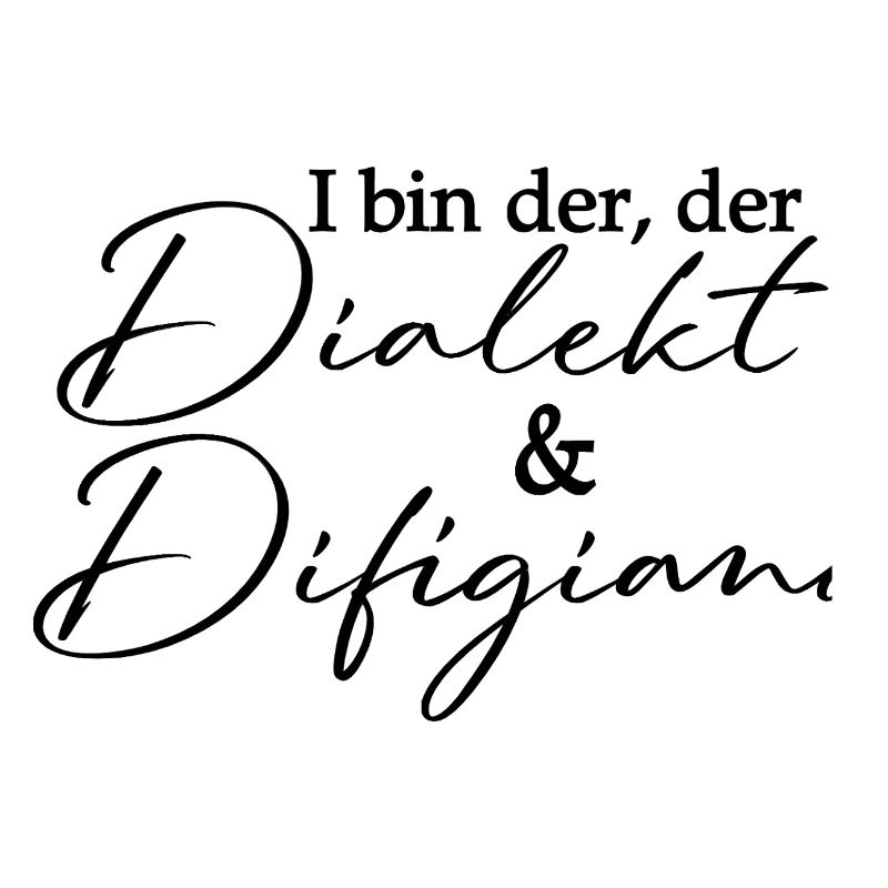 Dialecte et difigiano - jeu de mots bavarois