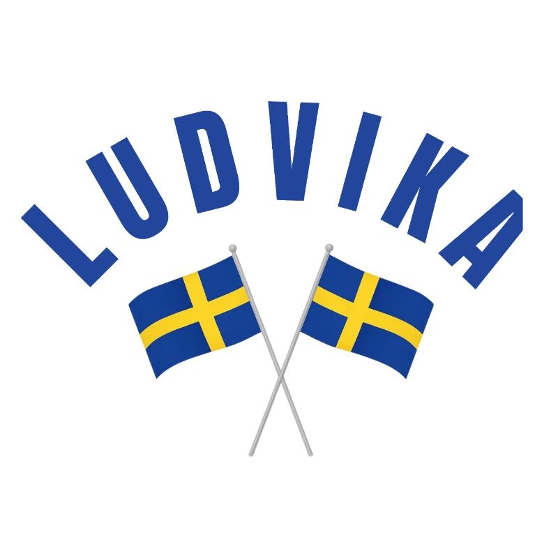 Drapeaux de Ludvika Suède