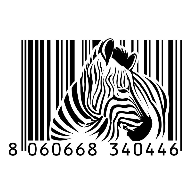 code à barres zèbre