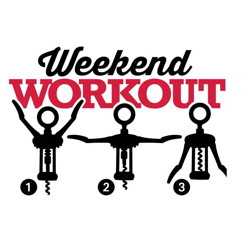 Weekend workout corkscrew