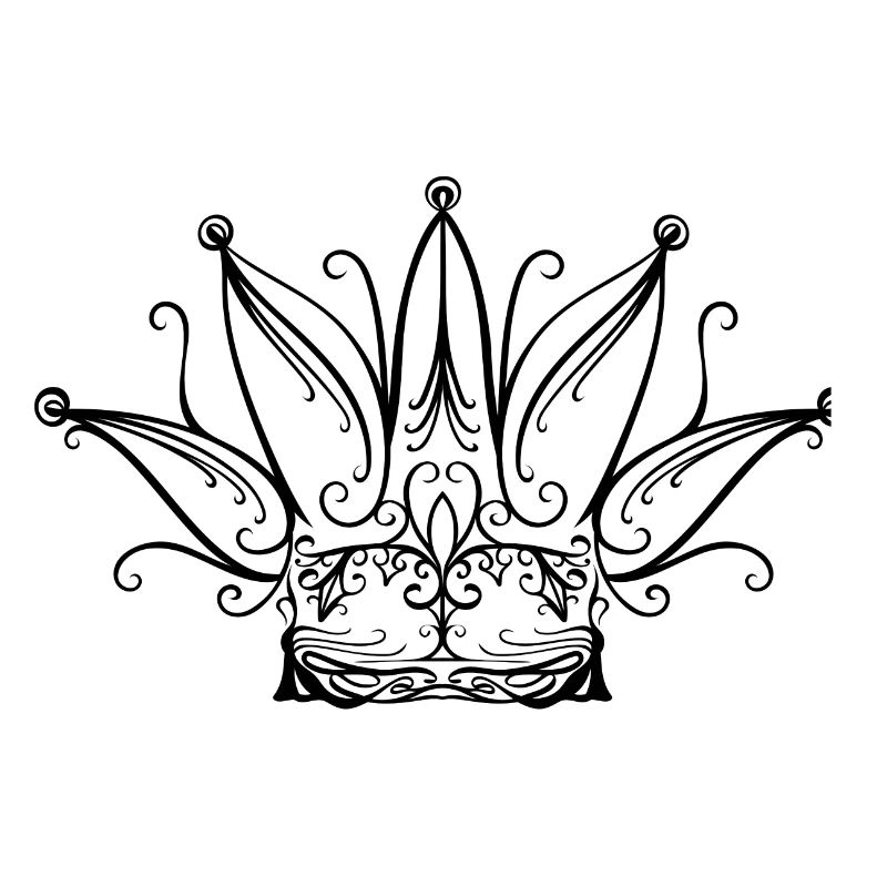 Couronne de carnaval de carnaval de Fool’s Cap