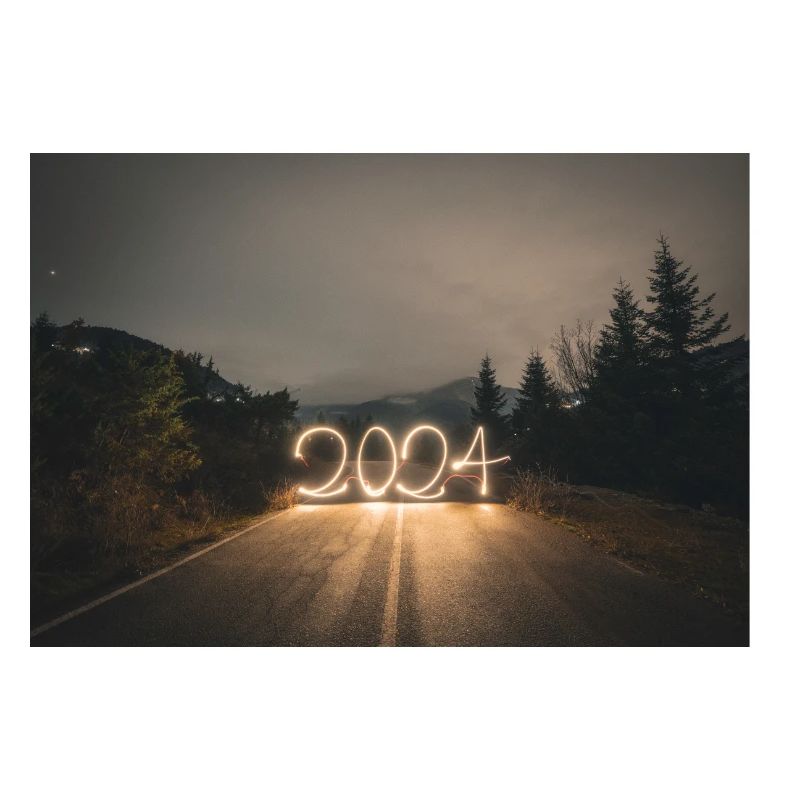 Year 2024 lightpaint