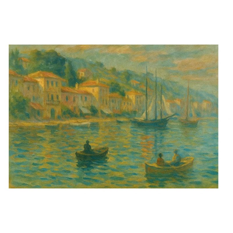 Harbour impression evening light