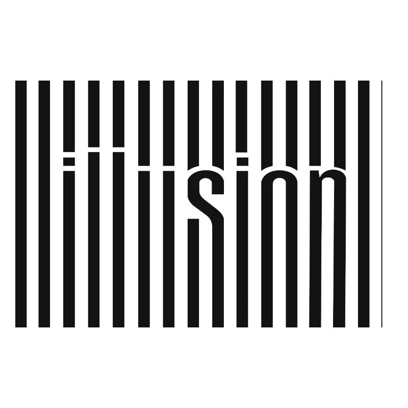Illusion Barcode Textkunst