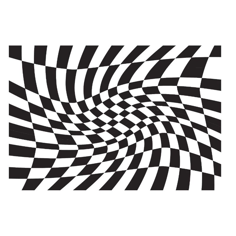 Warped Checker Optical Spiral