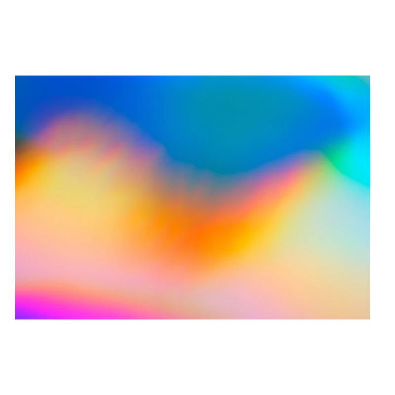 Décor de dégradé des vagues de couleur