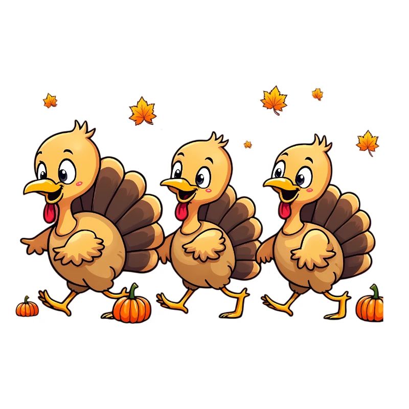 Bébé dinde de Thanksgiving