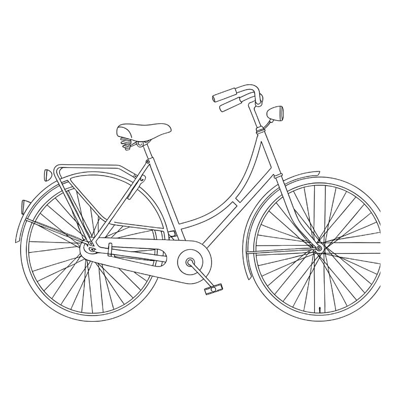 Fahrrad Liebe Minimal Art Statement