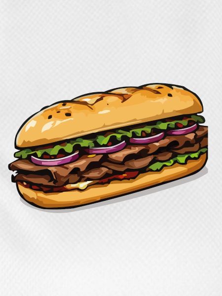 Sandwich illustration