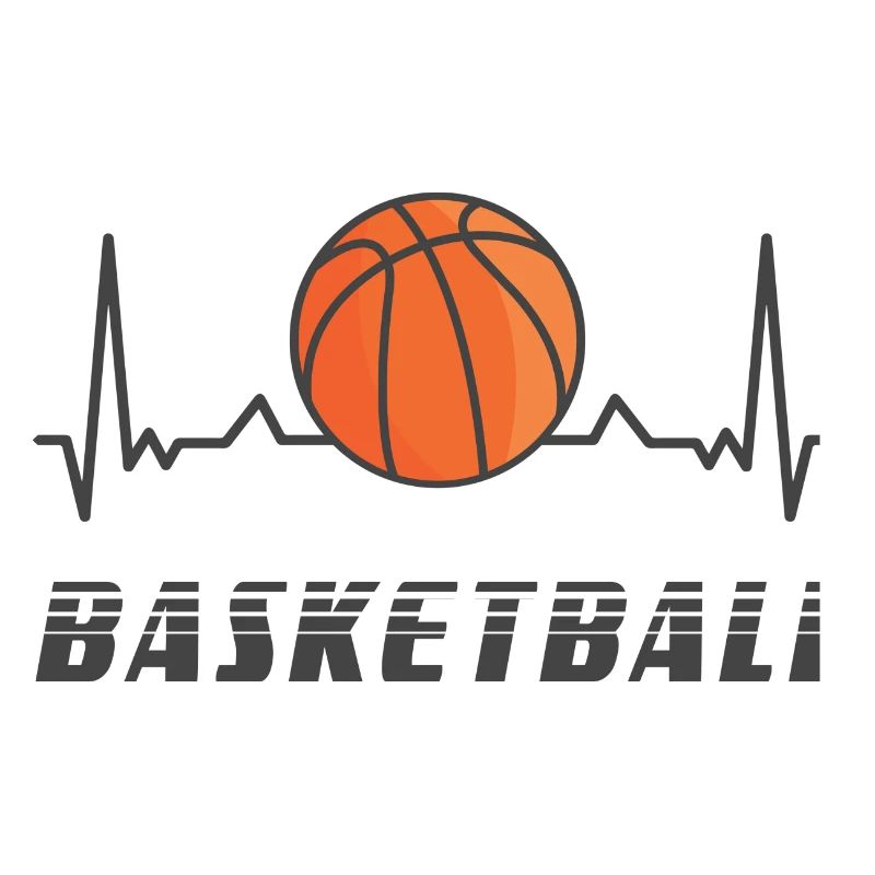 Basketball Herzfrequenz Design