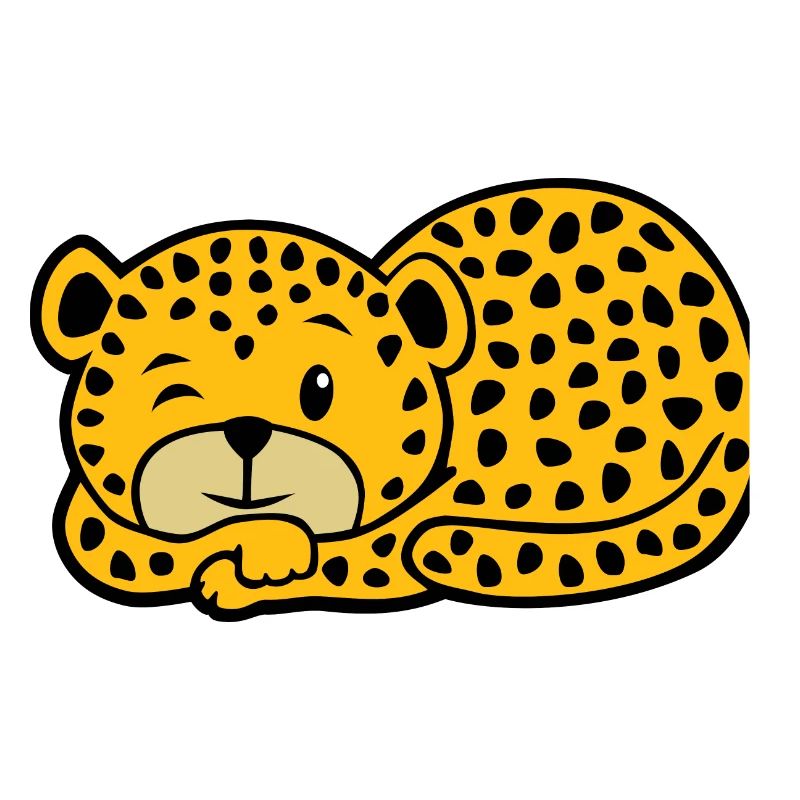 Sleeping Leopard