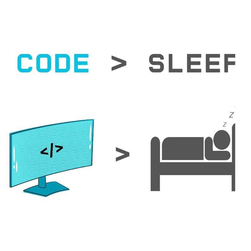 Code vs Sleep: Coder im Schlafmodus