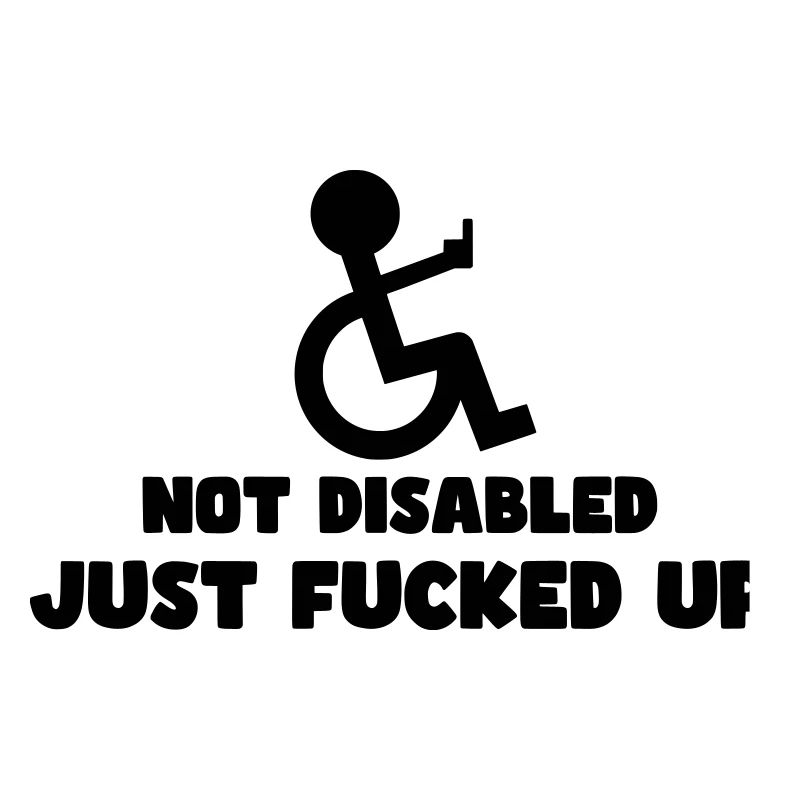 Pas handicapé, juste complètement perdu ! #