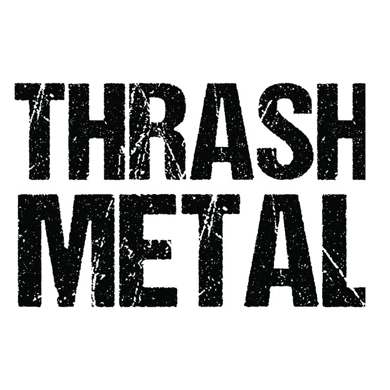 Thrash Metal Bold Typography