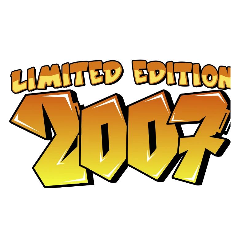 limited edition 2007 graffiti Geburtstagsparty