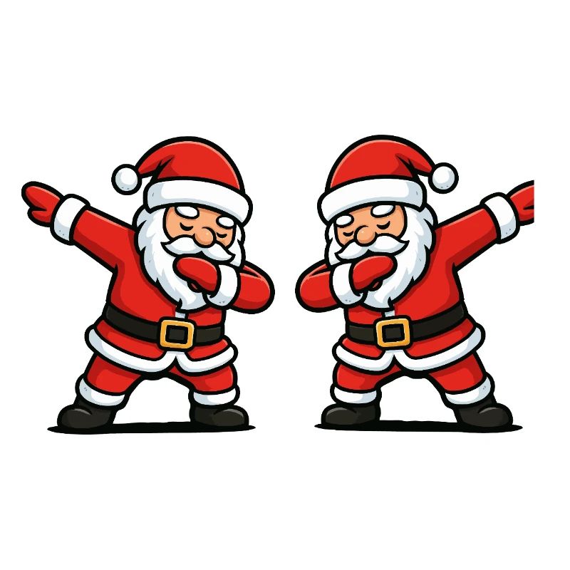 Santa Dab Dancing Comic