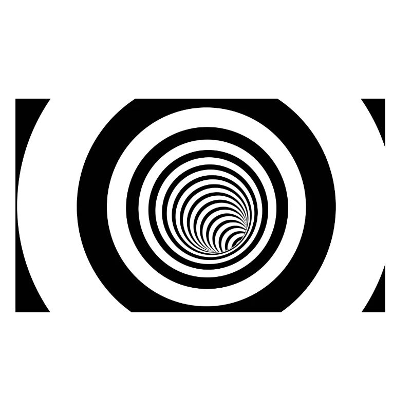 Vortex noir concentrique