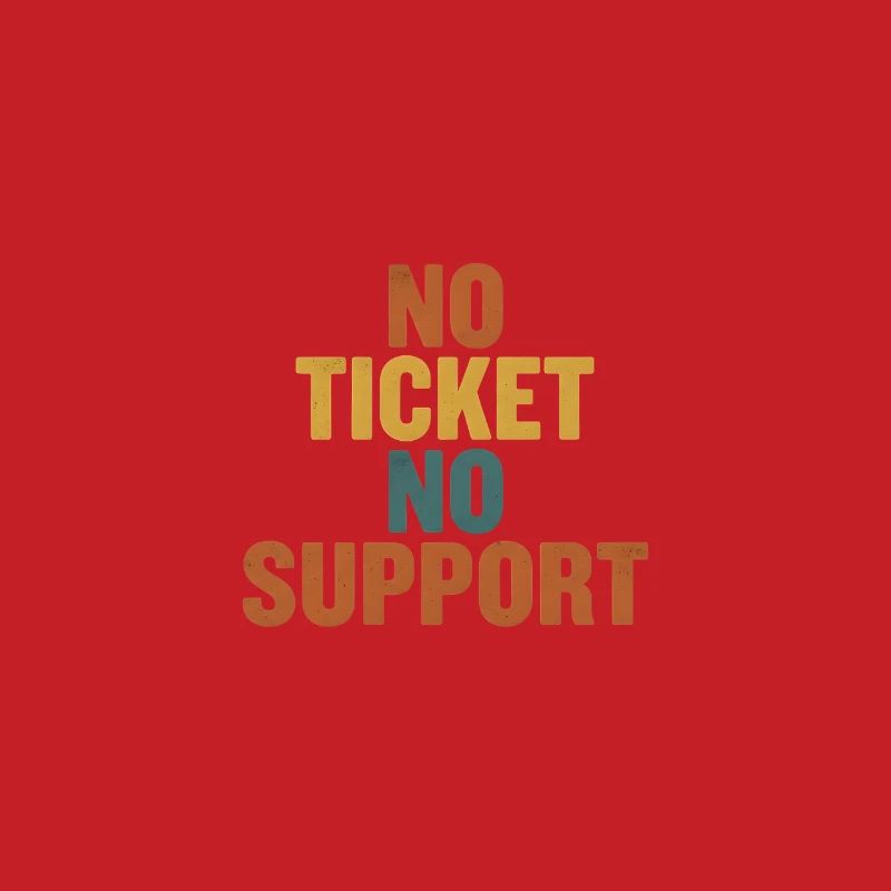 Sans ticket, sans support - Informatik Arbeit Job Admin
