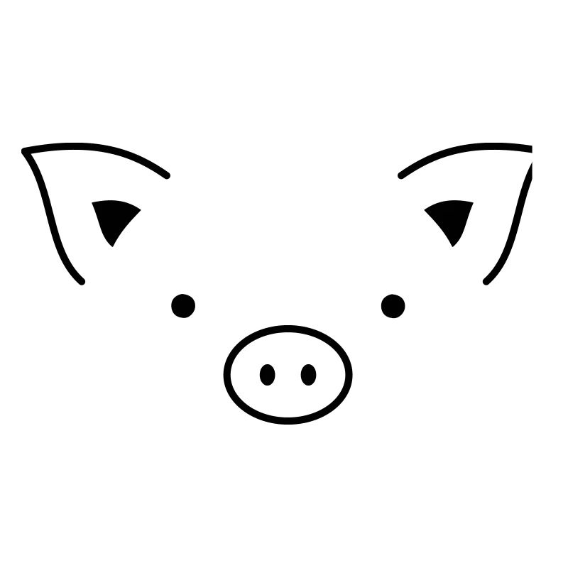Pig sow piglets