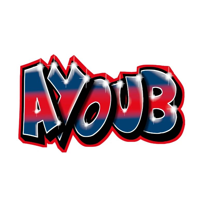Graffiti First Name AYOUB by Max le Tagueur