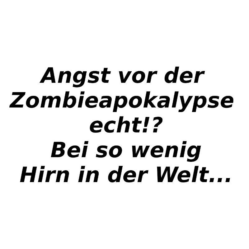 Zombie apocalypse