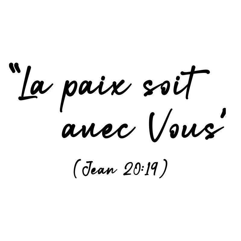 Friede sei mit dir (Johannes 20,19)