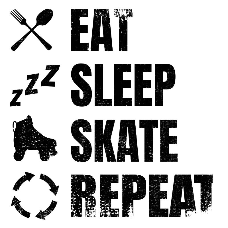 Roller skating routine