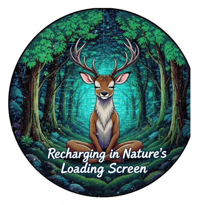 Mystic Forest Deer with Loading Screen