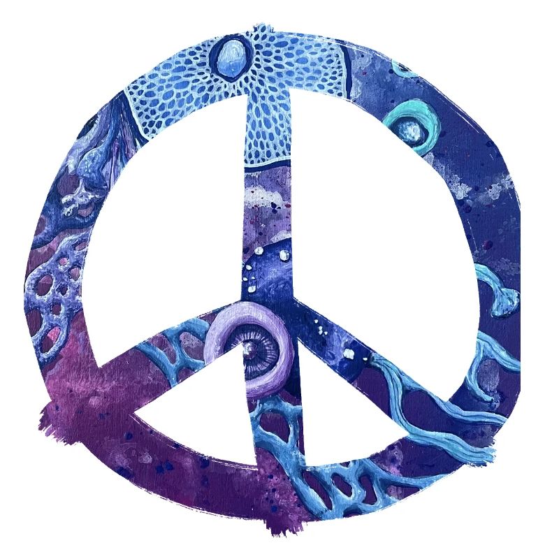 Ozeanfrieden Peacezeichen