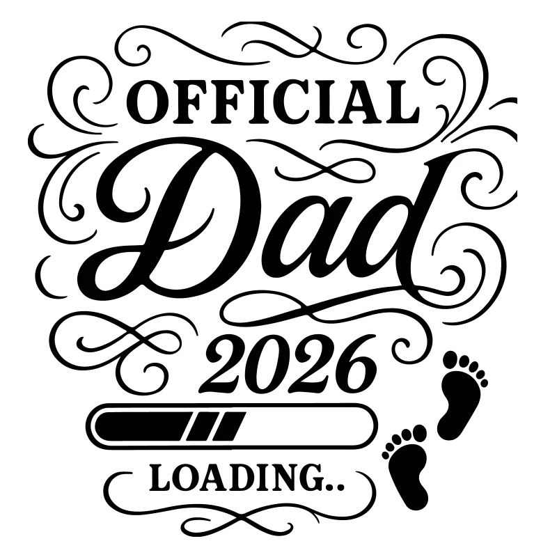Dad 2026 Papa Loading Vaterschaft