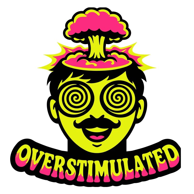 Overstimulated Neon Head