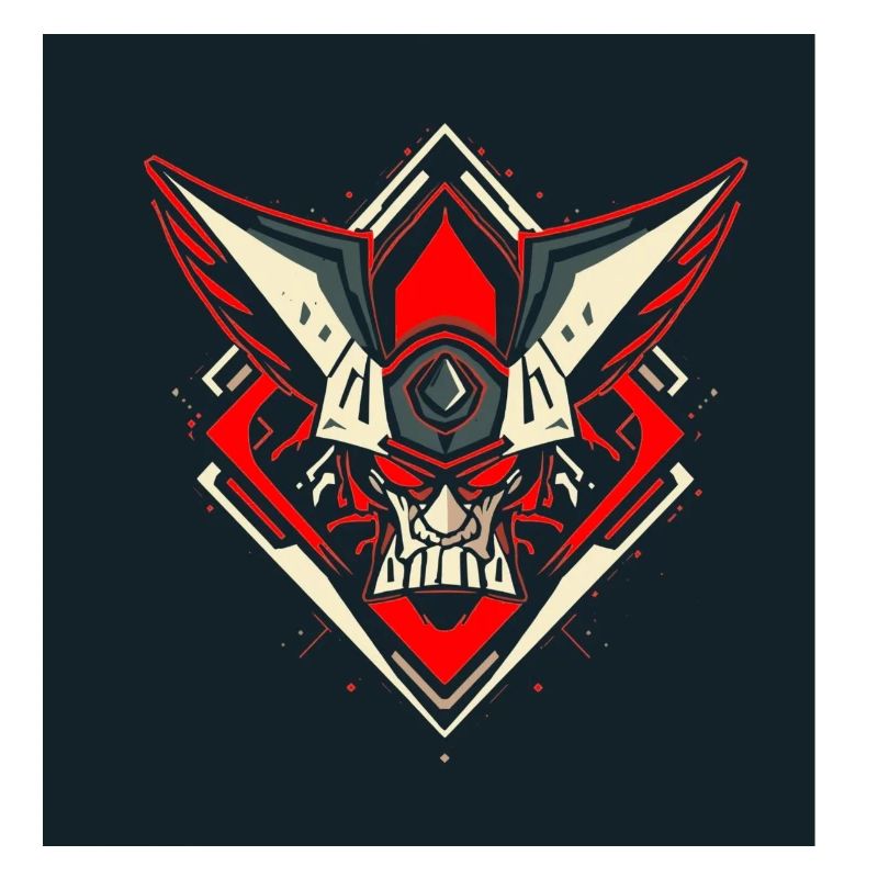 Schädel-Krieger-Emblem