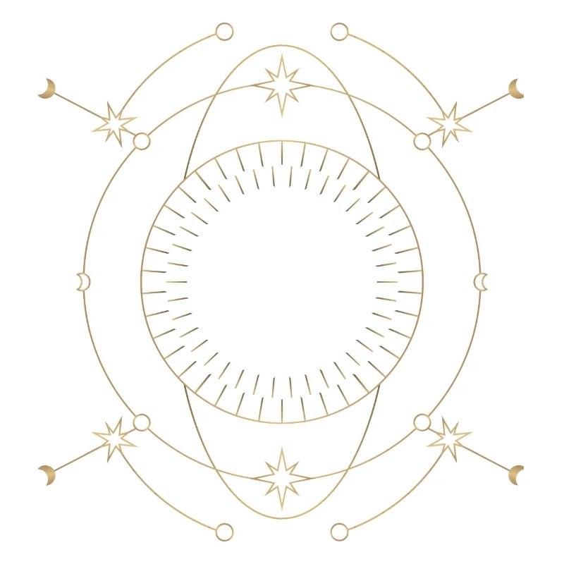 Conception de l’orbite du cercle d’étoile dorée