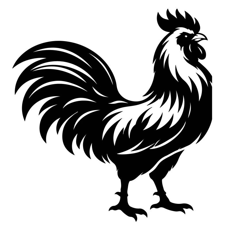 Rooster Silhouette