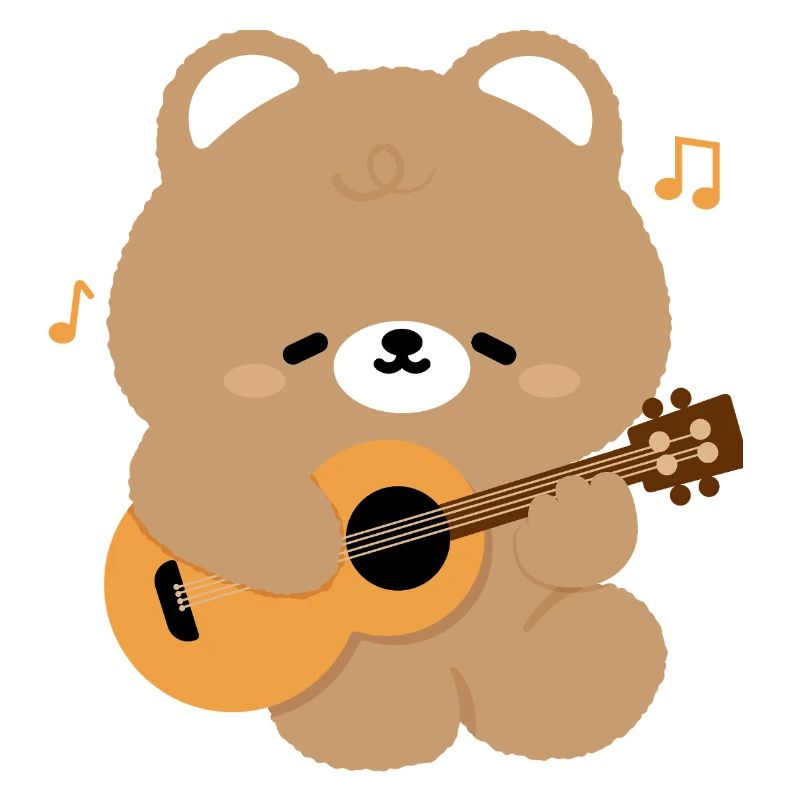 Bear Guitar Serenade