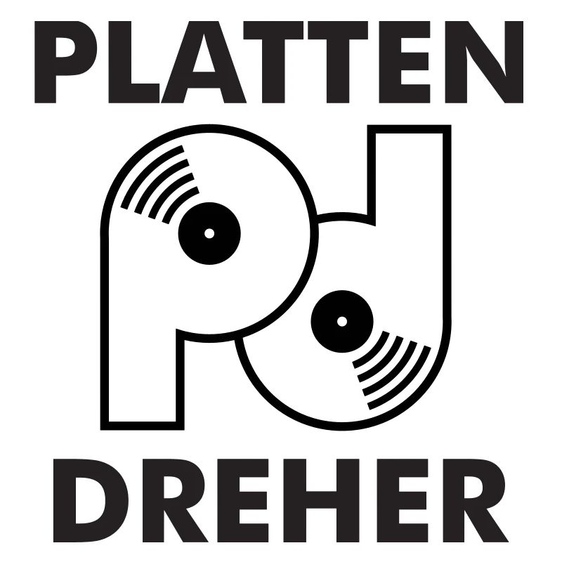 Logo tourneur de plaques avec lettres