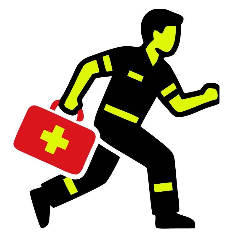 Sanitäter Notarzt Notfallkoffer