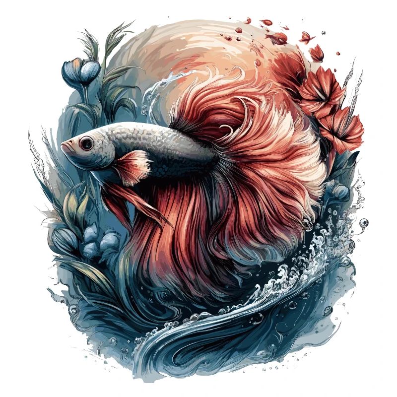 Betta Splendens, Kampffisch Aquarium, Bettafan