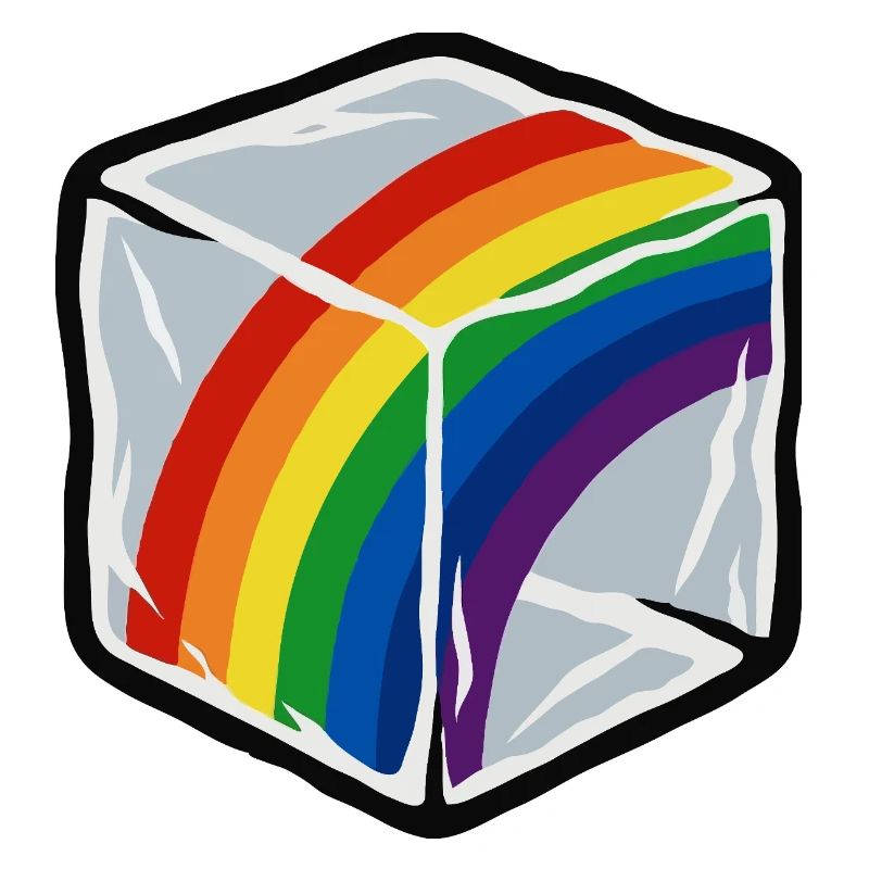 Rainbow in cube