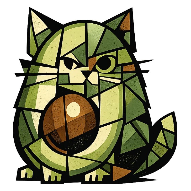 Version cubisme AvoCat
