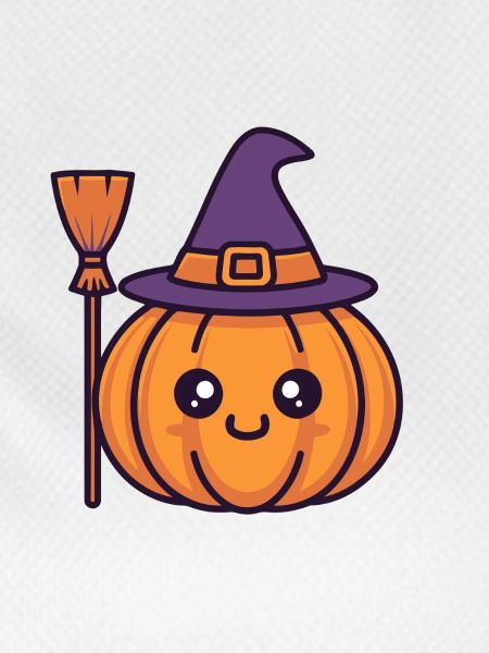 Pumpkin Witch Smile