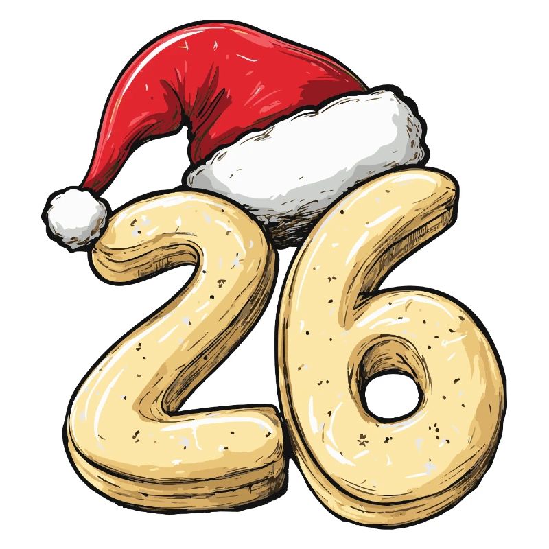 Biscuit de Noël à 26 chiffres