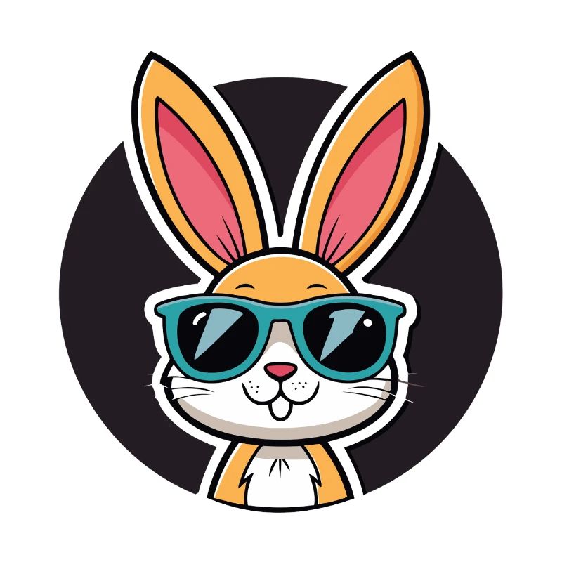 Solarbunny mit blauer Brille