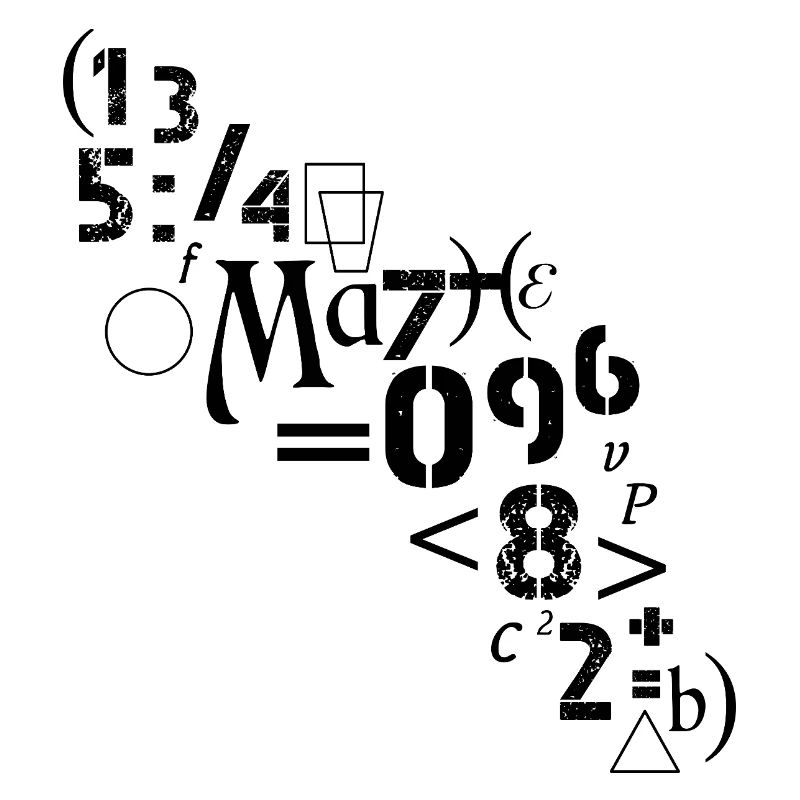 Mathe Mathematiker Analyst Zahlen Symbole 
