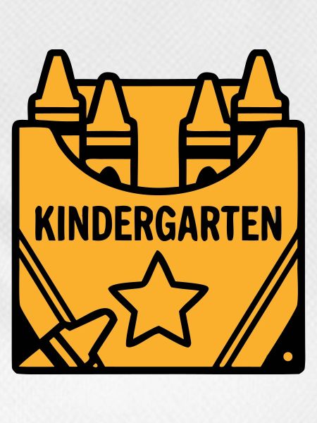 Crayons Kindergarten Logo