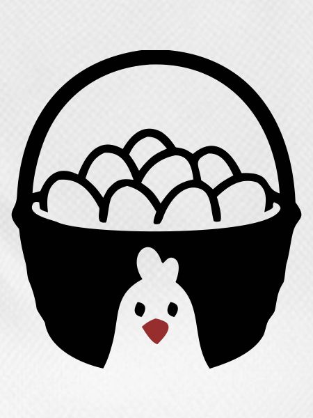 Egg Basket Chicken Icon